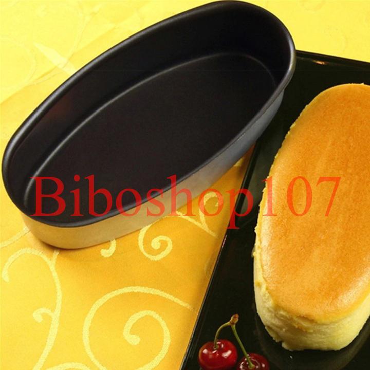 Khuôn oval bầu dục nhôm chống dính m-d08