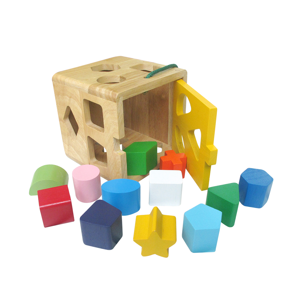 Đồ chơi gỗ Giỏ thả 12 khối Winwintoys 62022