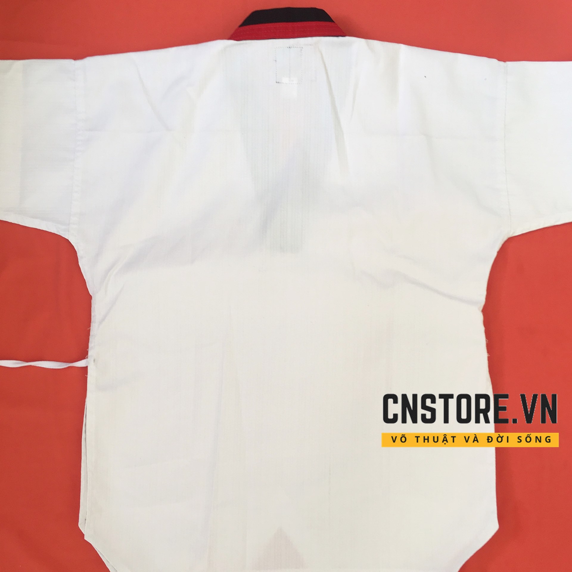 Võ Phục Taekwondo Cổ Đỏ Đen Giá Rẻ