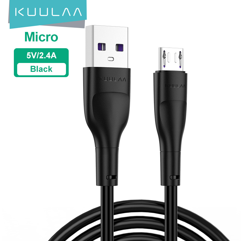 KUULAA Dây sạc Durable USB Cable Micro USB Cable Fast Charging Cable Android Mobile Phone Type C Cable Wire For Samsung Huawei Xiaomi Vivo Oppo Cord iPhone Lightning Cable for iPhone 14 13 12 11 Pro Max