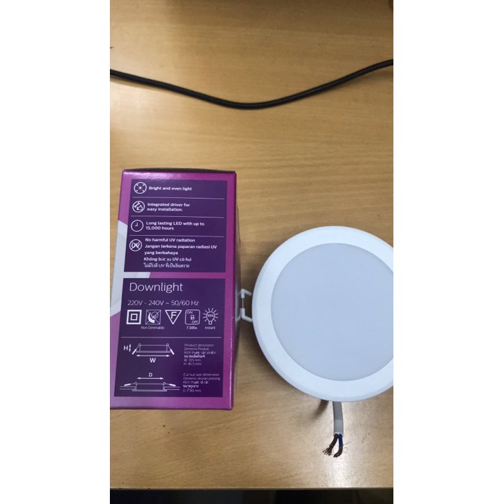 Đèn led âm trần philips 5w