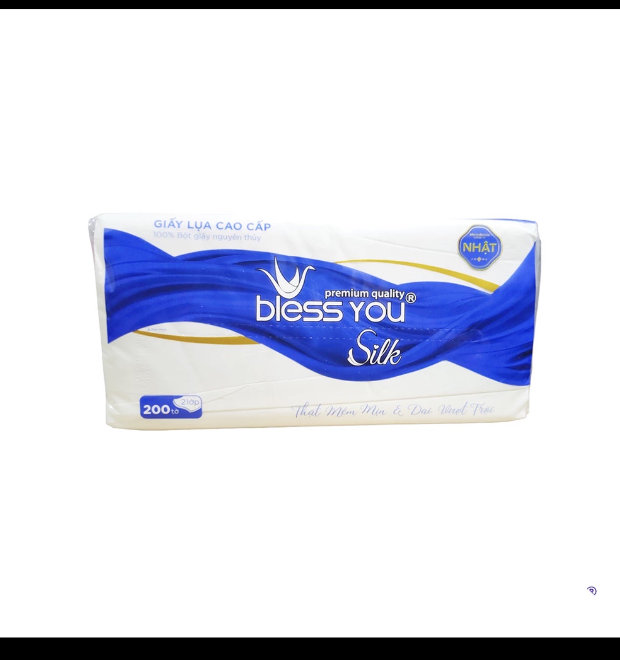 Softpack Bless You Silk Premium Grade Tissue Paper Pack of 200 Sheets