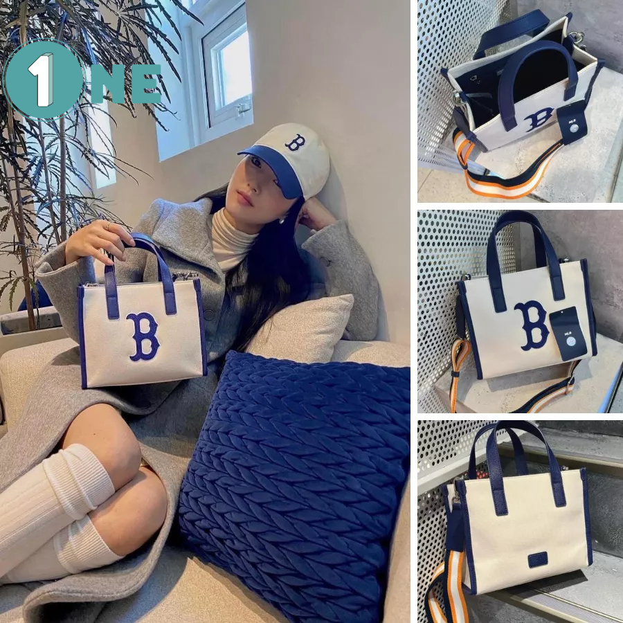 Túi Xách MLB NY Basic Big Logo Canvas Bucket Bag Full Tag Mac