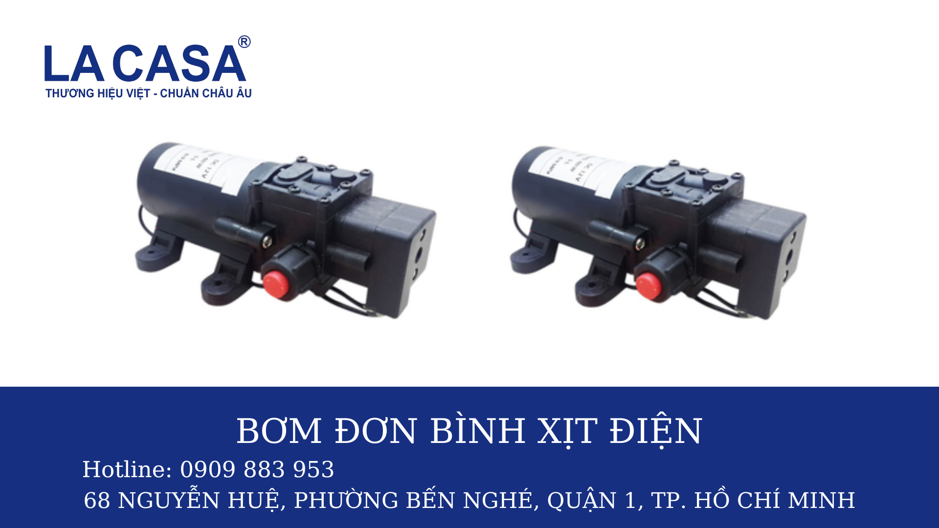 BƠM ĐƠN BÌNH XỊT ĐIỆN THƯƠNG HIỆU LACASA