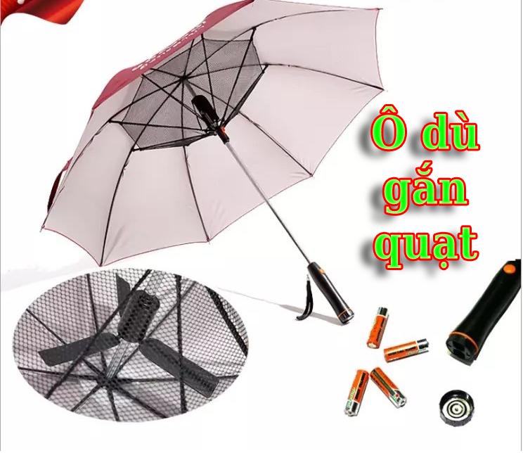 Ô, Dù Che Nắng Mưa Gắn Quạt Thông Minh Thái Lan , 2 lớp ngăn ngừa tia UV hiệu quả
