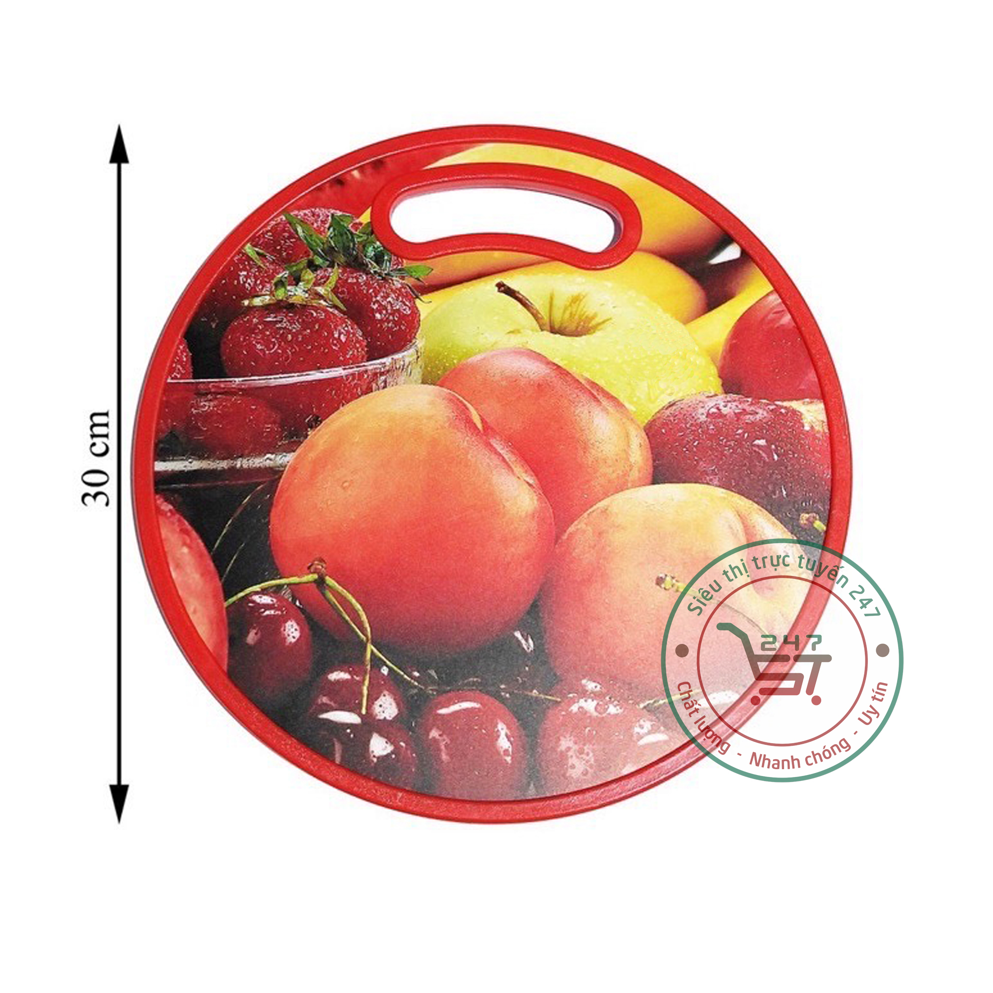 Thớt nhựa tròn giá rẻ Thớt thái thịt tiện lợi trong gia đình bạn