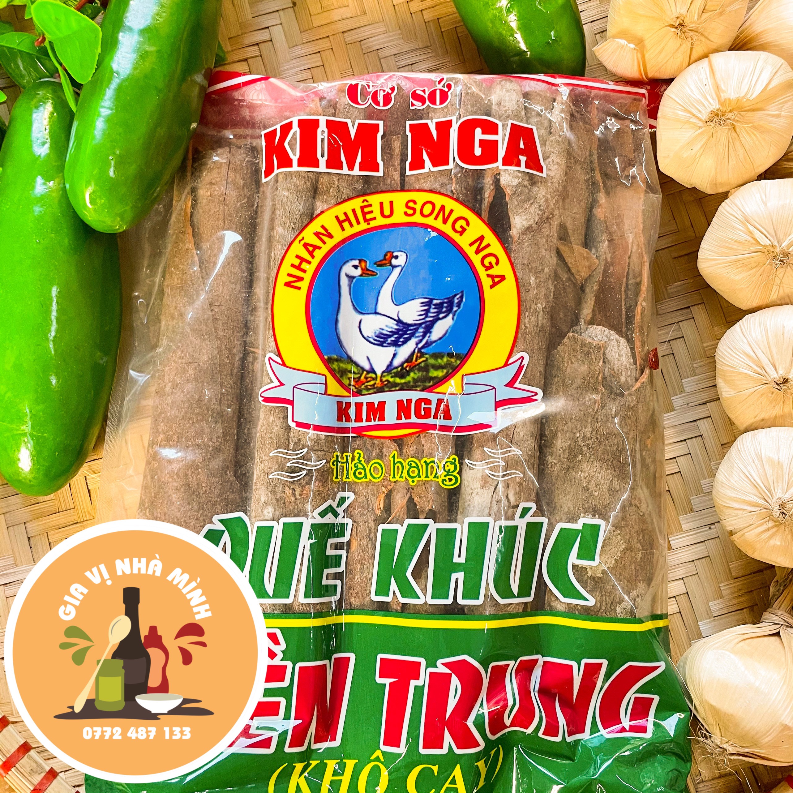 Quế cây khô kim nga 100gr- 500gr