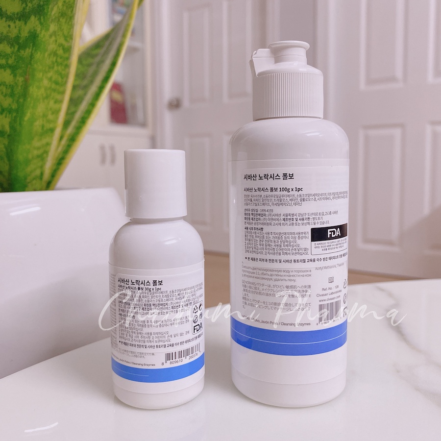 Tẩy da chết enzyme Civasan Noraxis Polvo