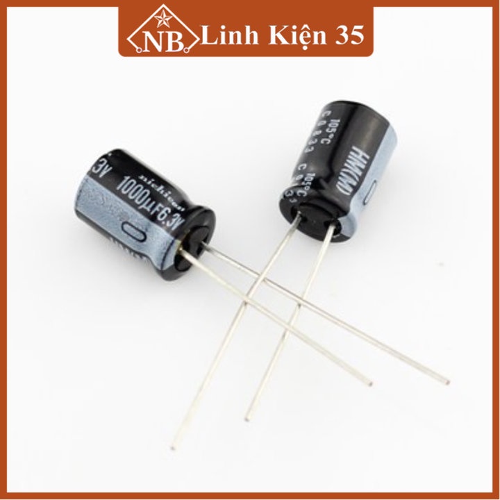 Tụ hóa 6.3V điện dung 1000uf