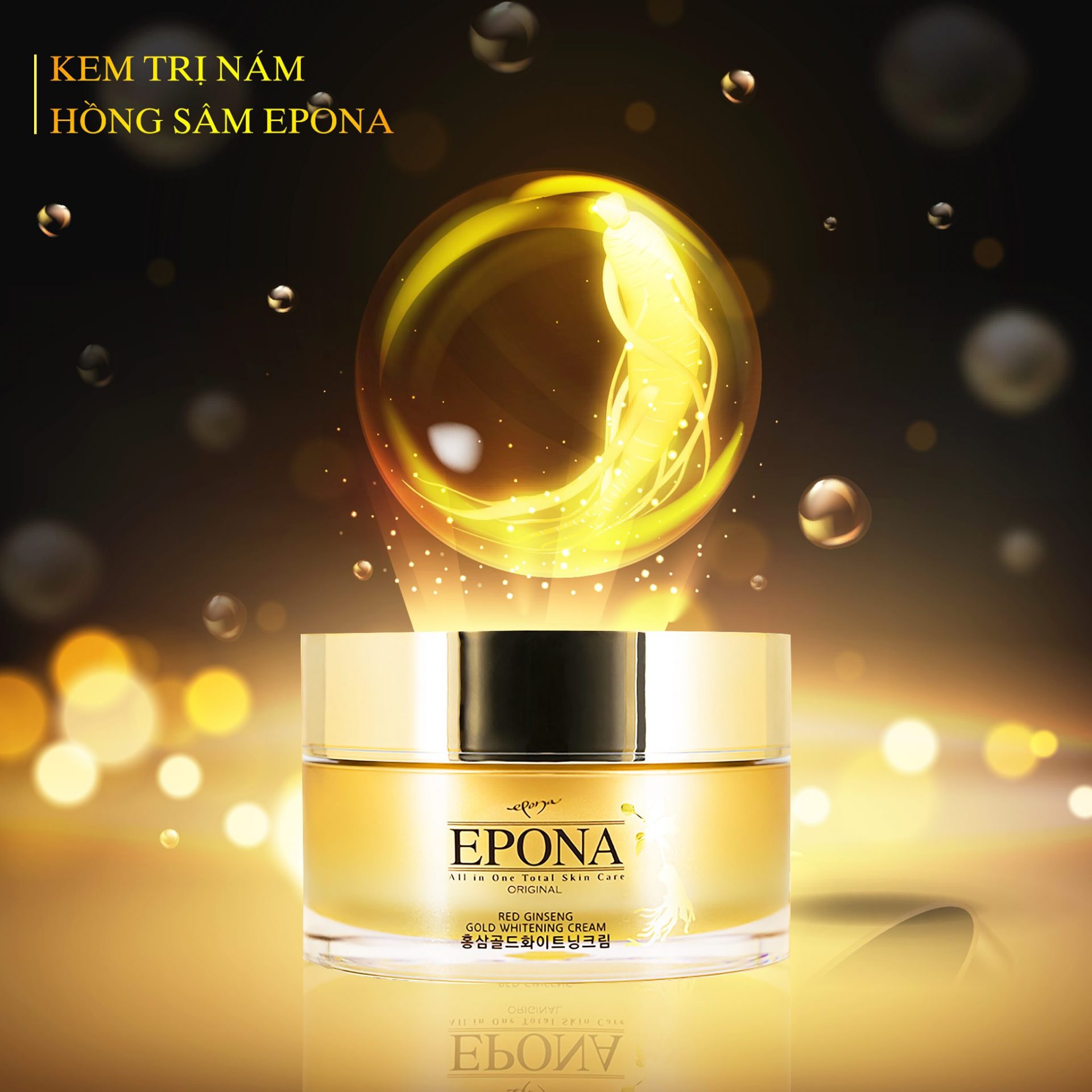 Kem dưỡng Epona Red Ginseng Gold Whitening Cream 50ml | Lazada 