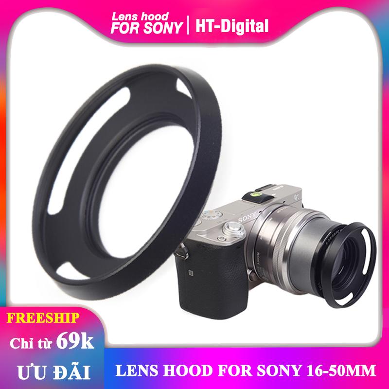 [HCM]Lens Hood Kim Loại Cho Ống Kính Sony 16-50mm