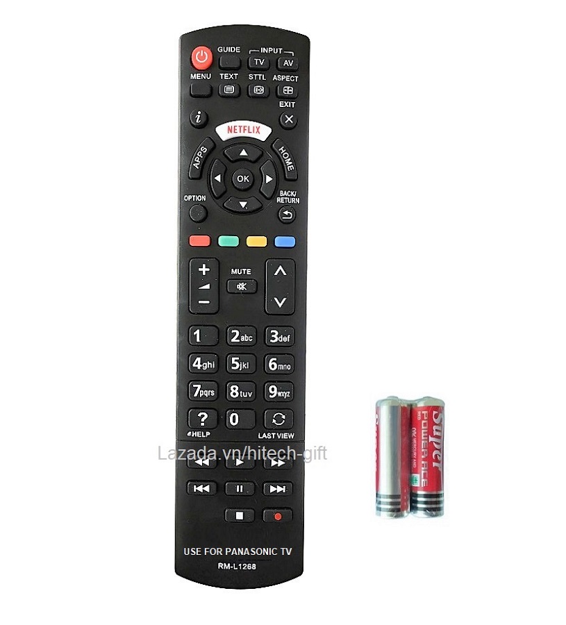Remote Điều Khiển Tivi Panasonic Internet Smart TV Netflix Kèm Pin