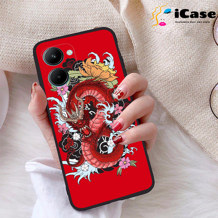 Ốp lưng Realme C33 viền dẻo TPU BST Rong