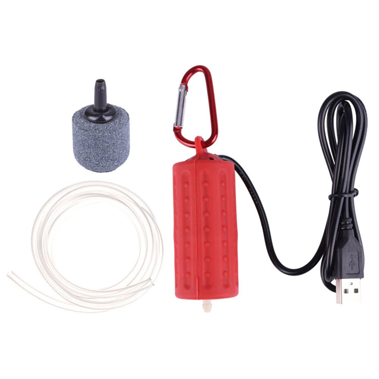 Máy bơm tạo Oxy dự phòng hồ cá USB 6V Mini