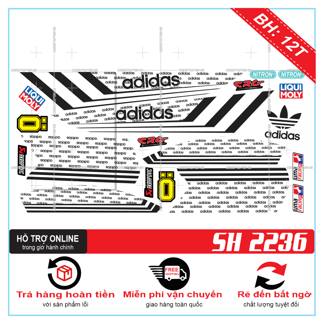 TEM RỜI SH 2019 ADIDASS