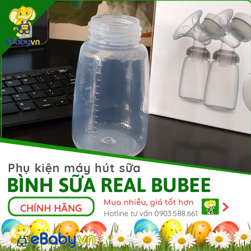 Bình trữ sữa dùng cho máy hút sữa Real Bubee - Phụ kiện lẻ dùng cho máy hút sữa Real Bubee