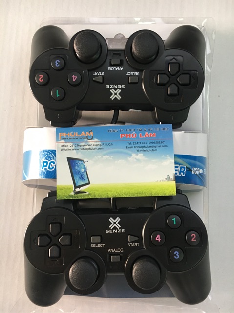 [HCM]TAY GAME ĐƠN RUNG SENZE SZ 702 (EW702) ĐEN