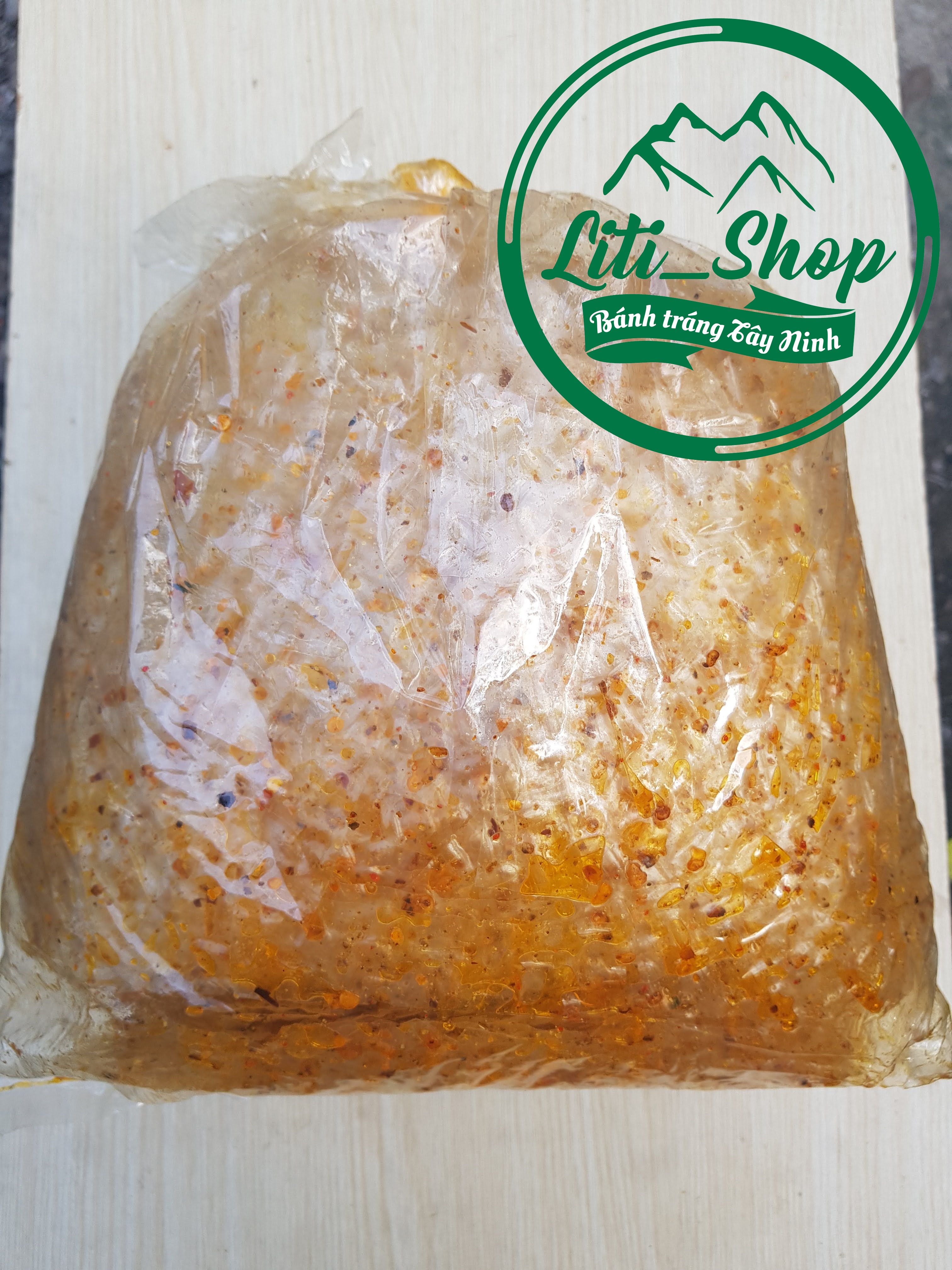 [500Gr] Bánh tráng trộn Tỏi, Sate (Siêu cay, siêu mỏng)