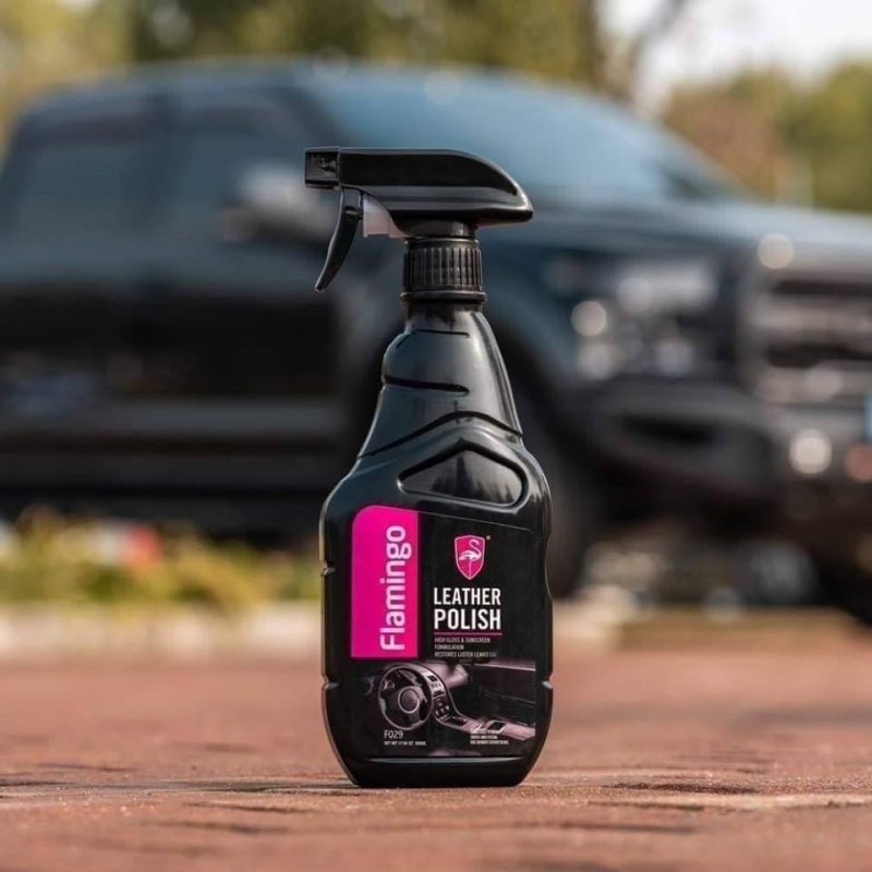 HCM-Dưỡng bóng nội thất-phục hồi da cao cấp hàng Flamingo thể tích 500ml