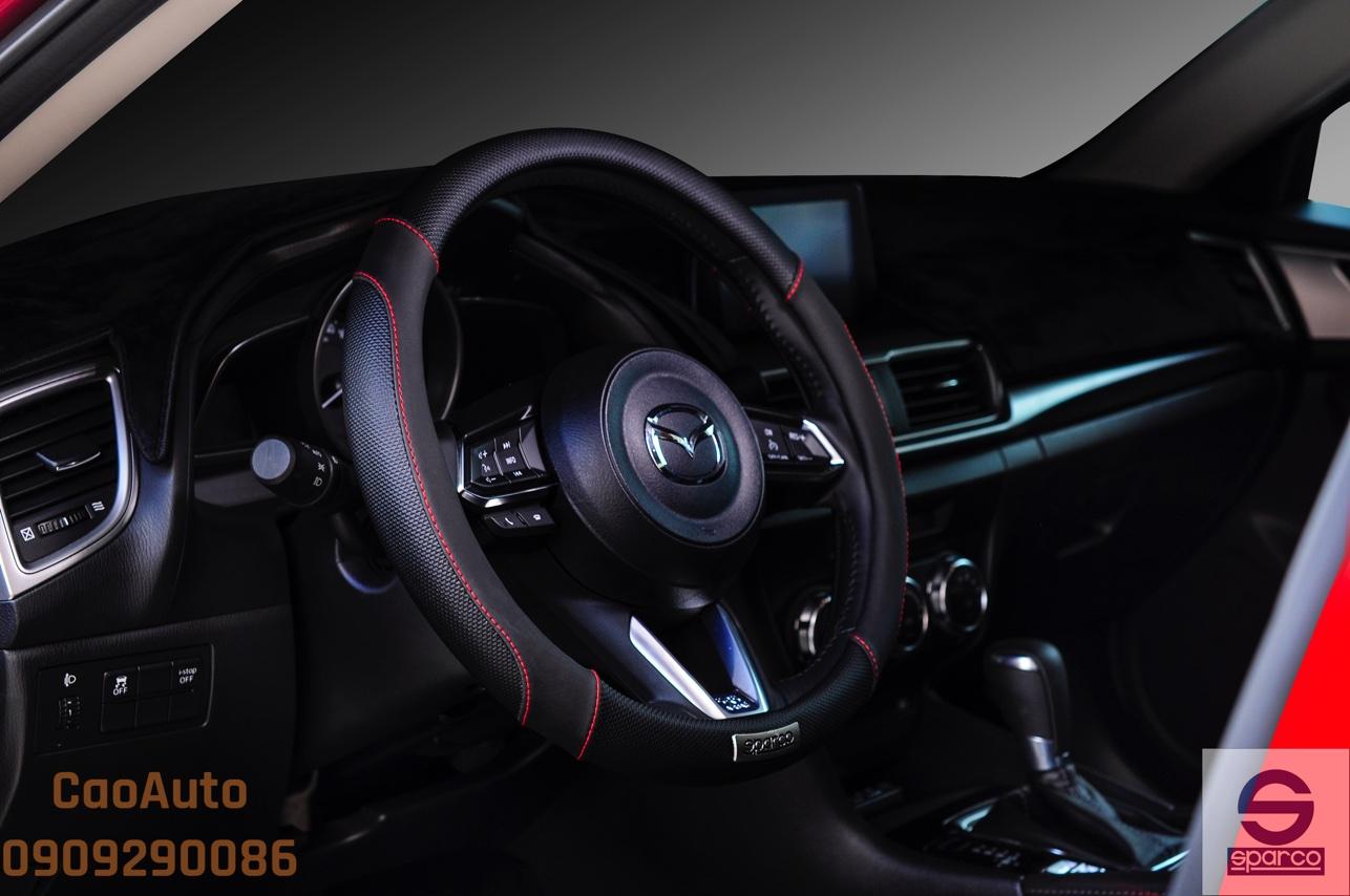 Bọc vô lăng Sparco 1113BK