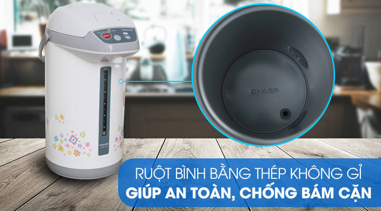 Bình thủy điện Sharp KP-Y40PV-CU 4 lít