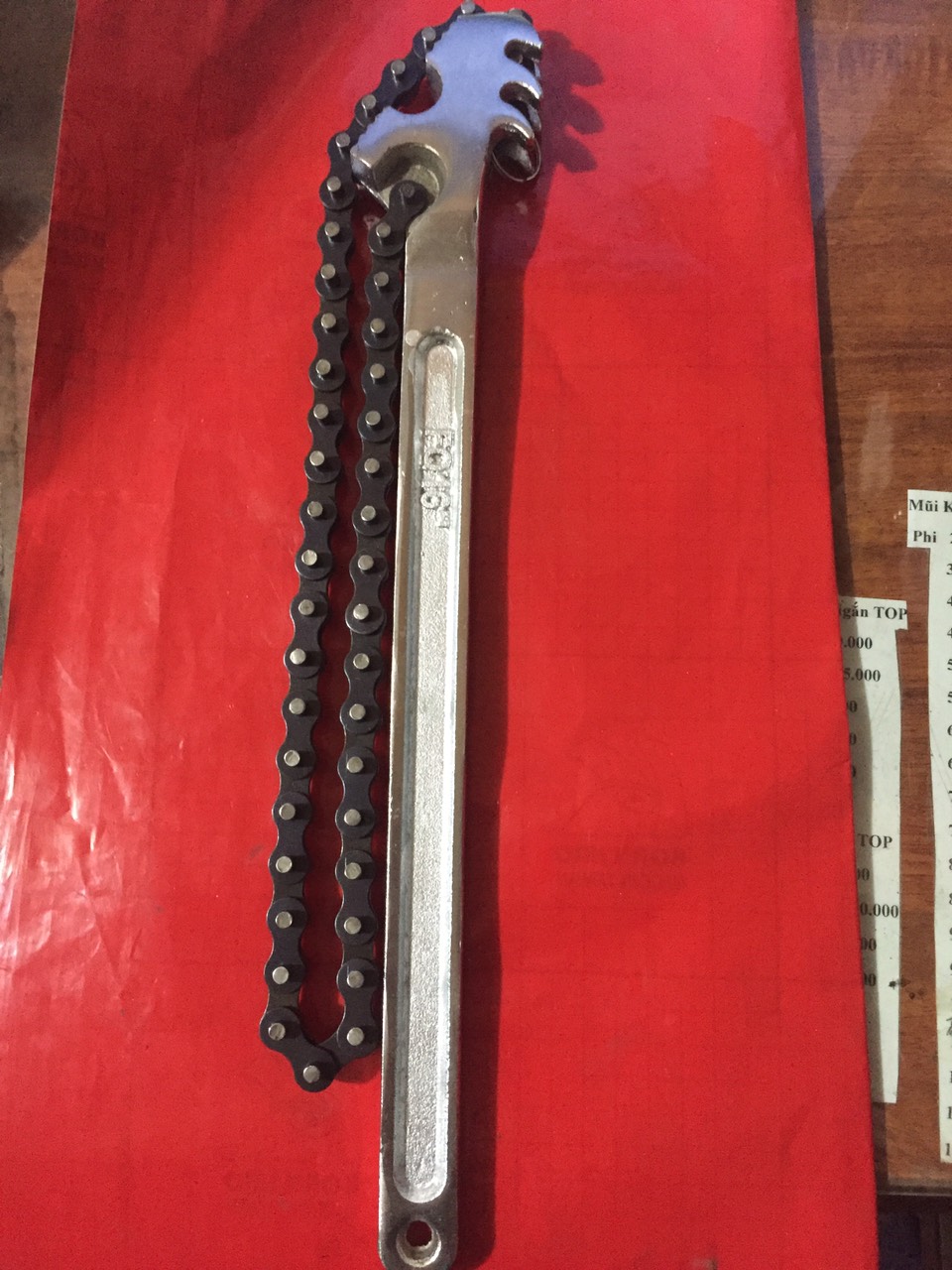 Cờ lê xích 16(400mm). mỏ lết .cà lê xích, cảo xích, giá tốt
