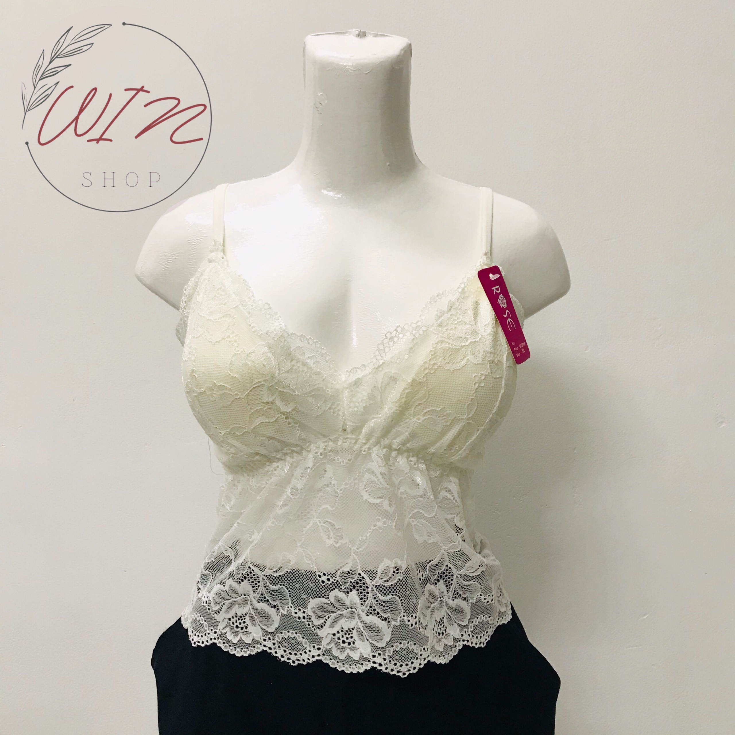 ÁO BRA REN 2 DÂY ĐẸP CÓ KÈM MÚT NGỰC (BIG SIZE L/ XL)