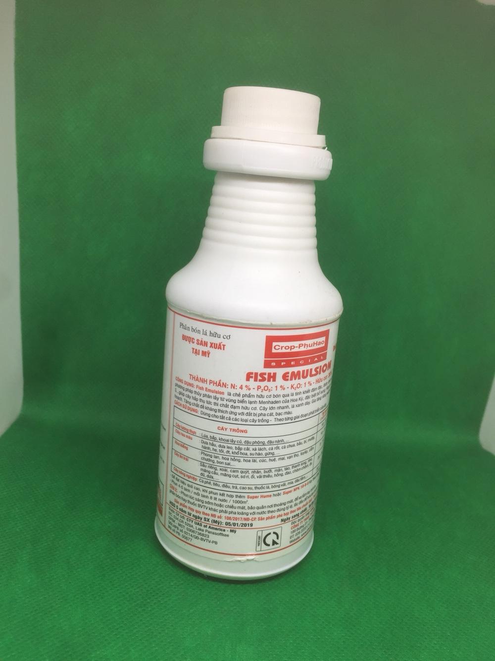 Phân bón đạm cá cô đặc của mỹ chai 250ml