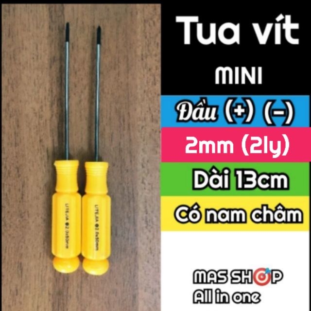 Tua vít mini 2mm