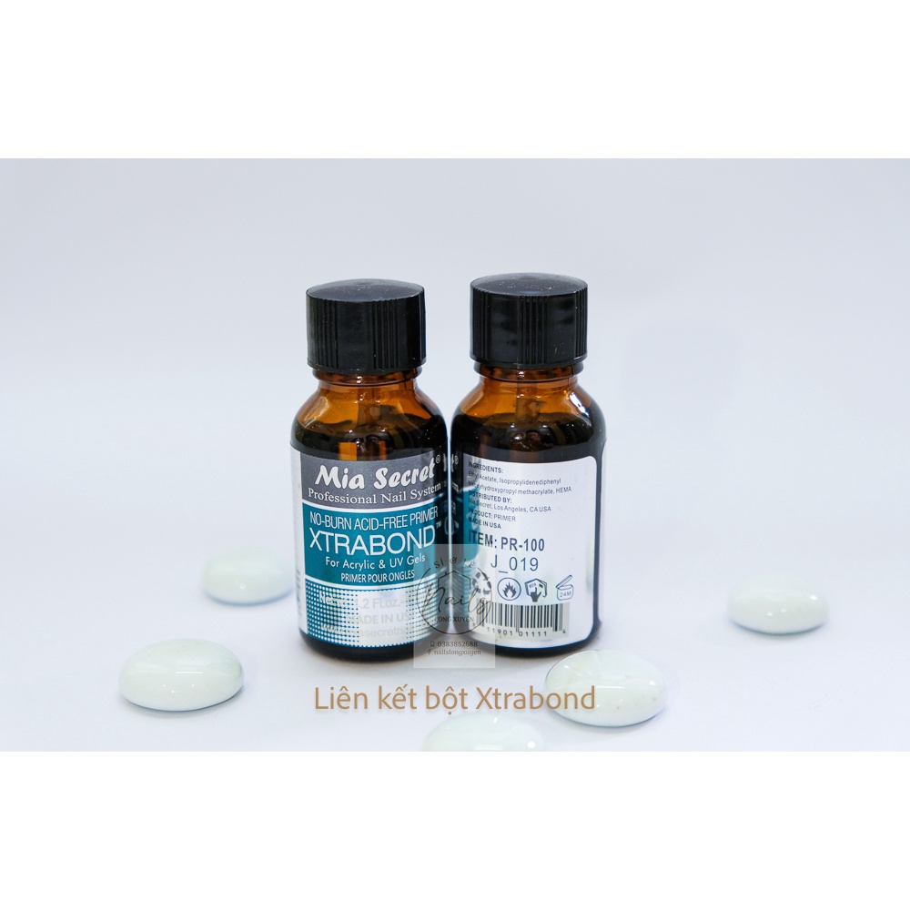 Liên kết bột, khử dầu trên móng, kiềm dầu Xtrabond (Chai)