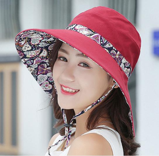 [HCM]MŨ NÓN RỘNG VÀNH GẤP GỌN ĐỘI 2 MẶT THỜI TRANG HÀN QUỐC