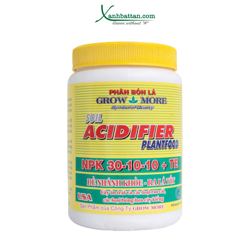 Phân Bón NPK 30-10-10 Growmore Acidifier 100 Gram