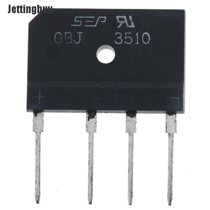 Jettingbuy Chua 5 Pcs 35A 1000V Mạch Chỉnh Lưu Cầu Đi-ốt GBJ3510