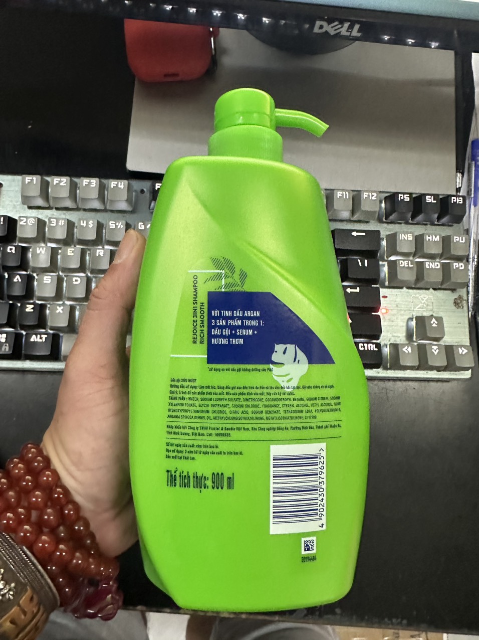 [HCM]DẦU GỘI REJOICE SIÊU MƯỢT 900ml