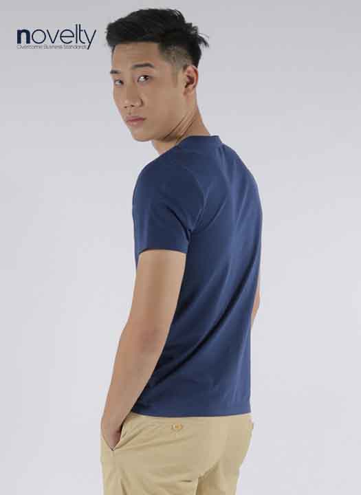 Áo Thun Cổ Tròn Novelty NATMMDMCSR180012N - Xanh Navy