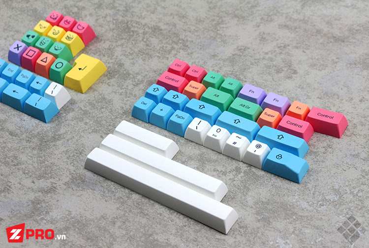 Bộ Keycap PBT Chalk SA Profile 157 Phím - zpro.vn
