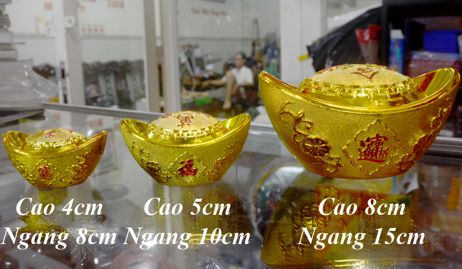 Thỏi vàng đặt bàn thờ Thần Tài-Thổ Địa-Nhiều cỡ