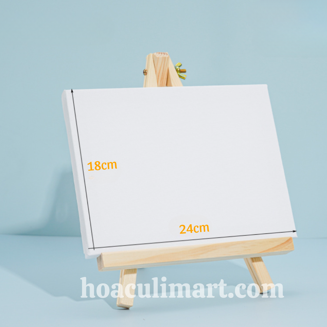 Toan vẽ canvas mini kèm giá vẽ. Canvas mini kèm giá đỡ LIM Art
