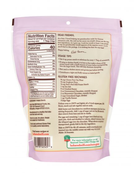 Tinh Bột Khoai Tây Bob's Red Mill Potato Starch 623g