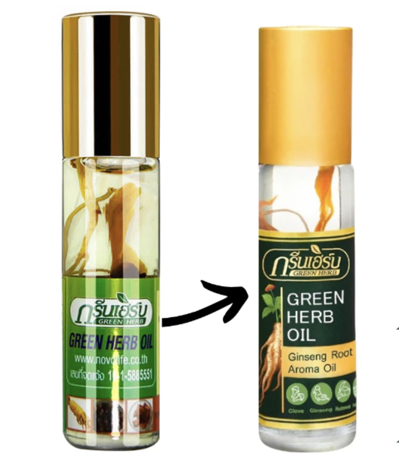 Dầu lăn nhân sâm thảo dược Ginseng Thái lan