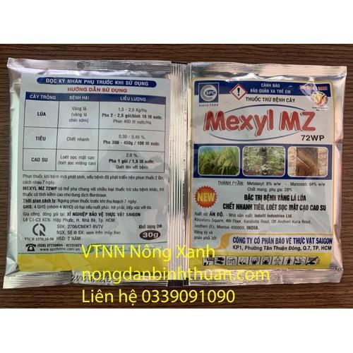 Trừ bệnh vàng lá, thối rể mexyl mz 72wp