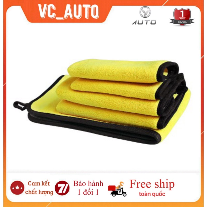 Khăn lông cừu siêu thấm, không bám sợi chuyên dùng vệ sinh ô tô, xe hơi 30x60 cm