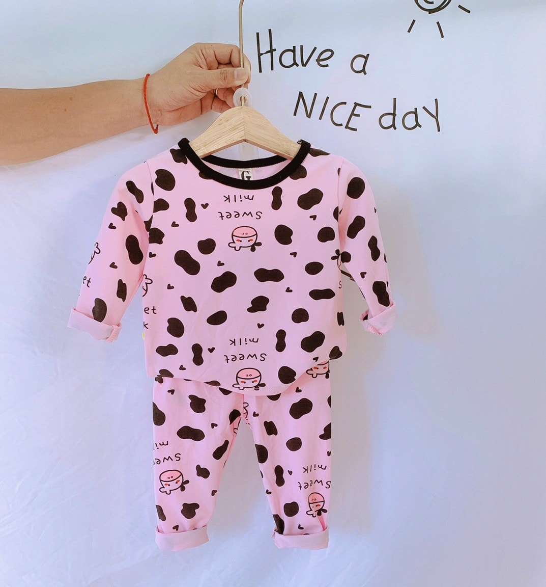 BỘ BÒ SỮA DÀI CAO CẤP CHO BÉ