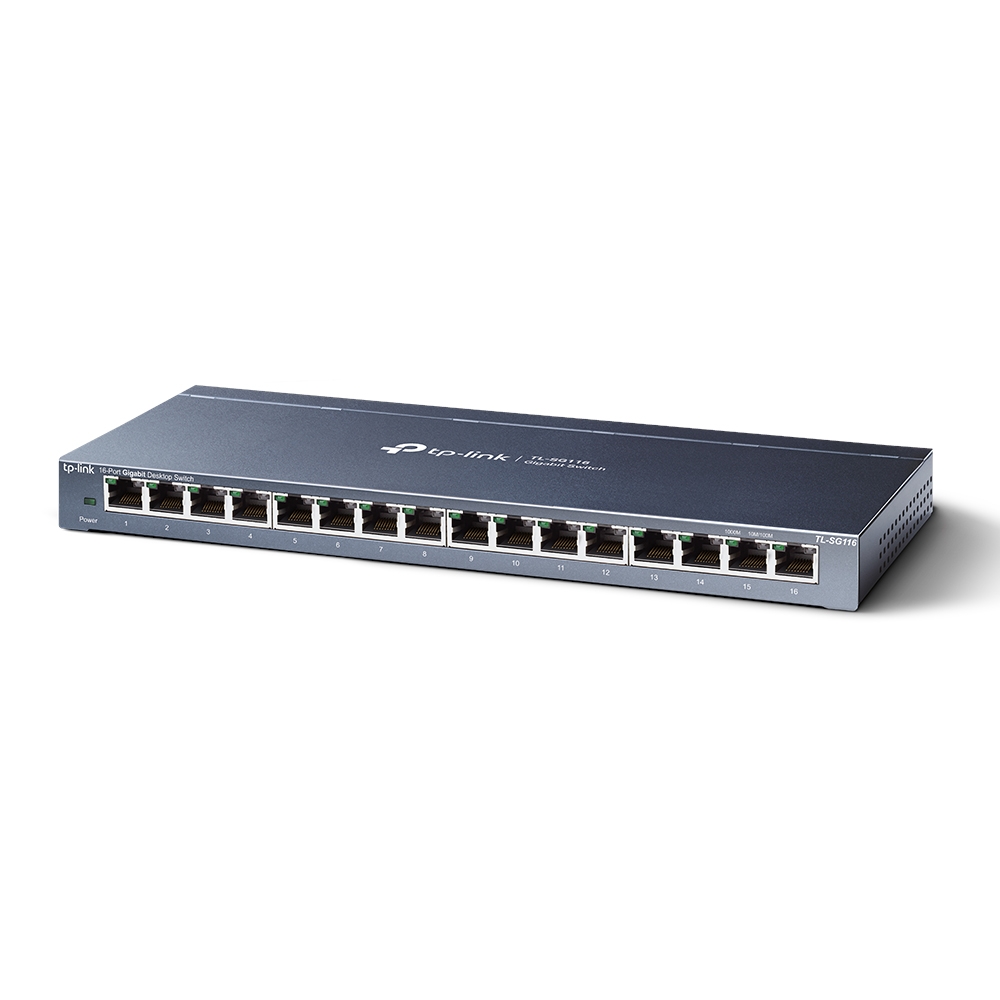 Switch TP-Link TL-SG116 (Gigabit (1000Mbps)/ 16 Cổng/ Vỏ Thép)