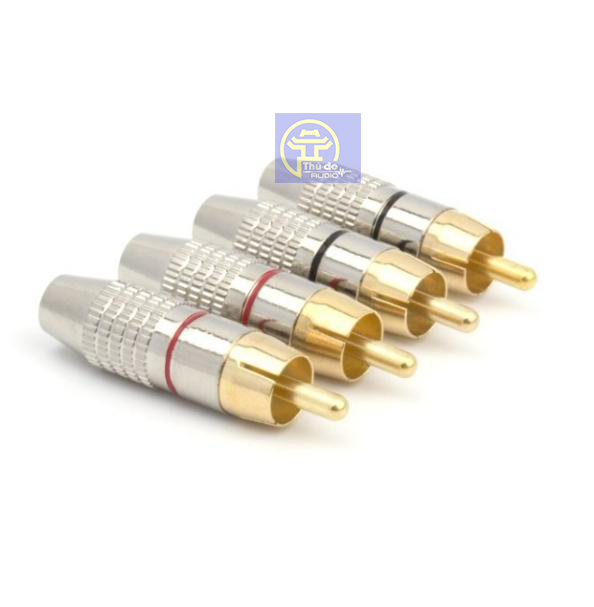 Bộ 4 Đầu hàn Jack AV / RCA / Hoa sen