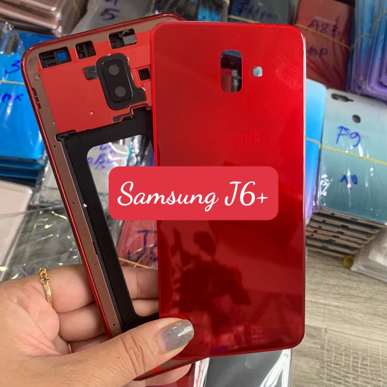 Bộ vỏ samsung J6 +/ J6 plus zin
