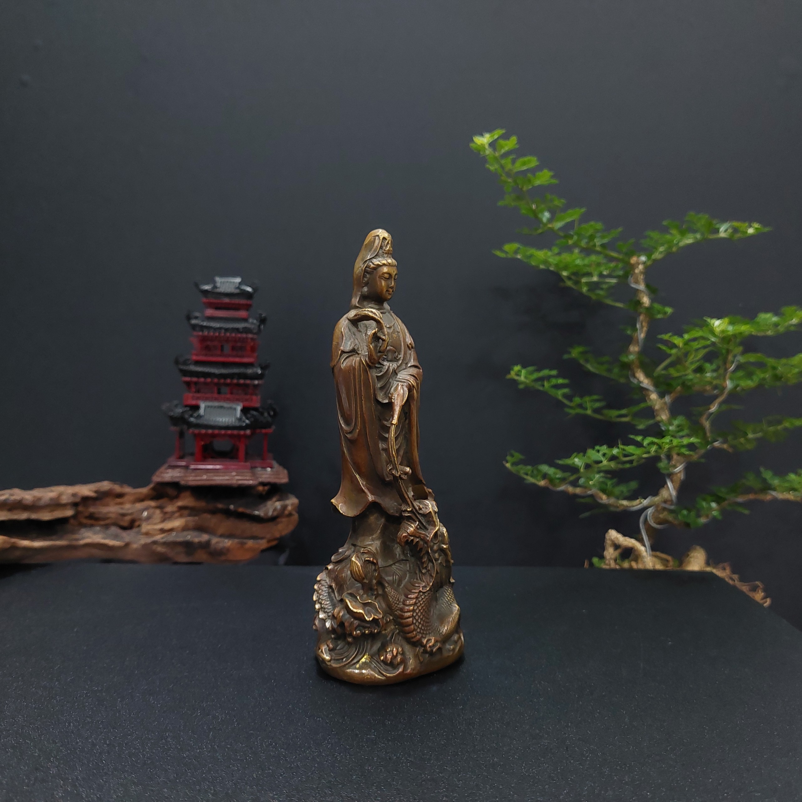 Tượng Đồng Quan Âm Nam Hải ATS23