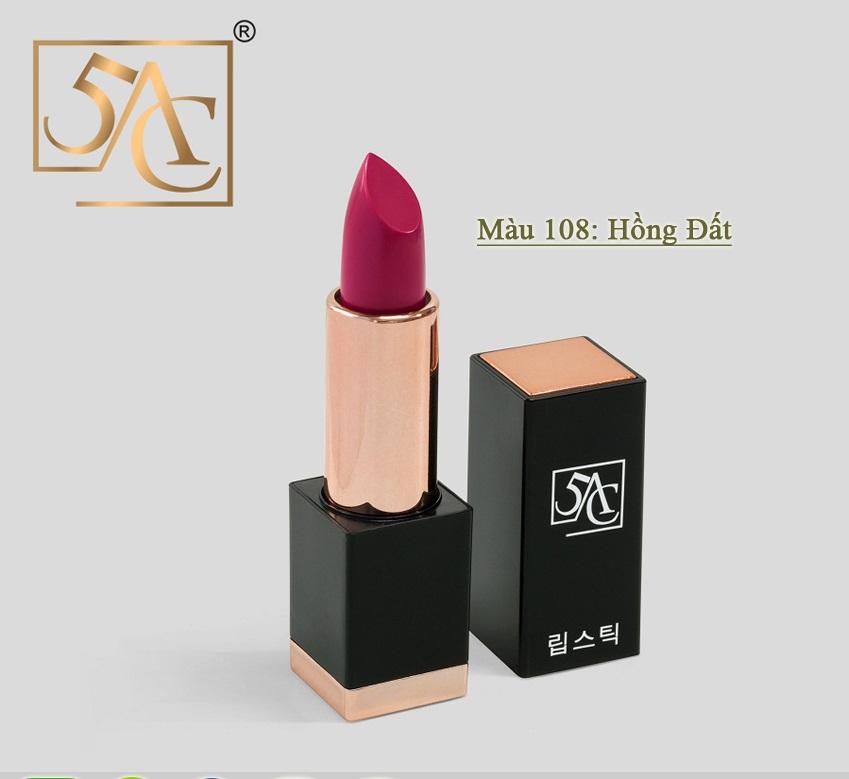 Son lì lâu trôi không khô môi màu Hồng Đất 5AC