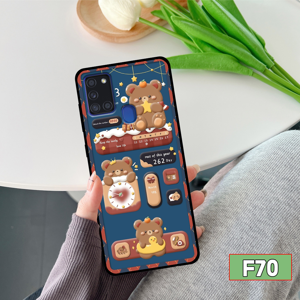 Ốp lưng samsung a21s/ m21/ m30s hình thỏ, gấu nâu cute dễ thương