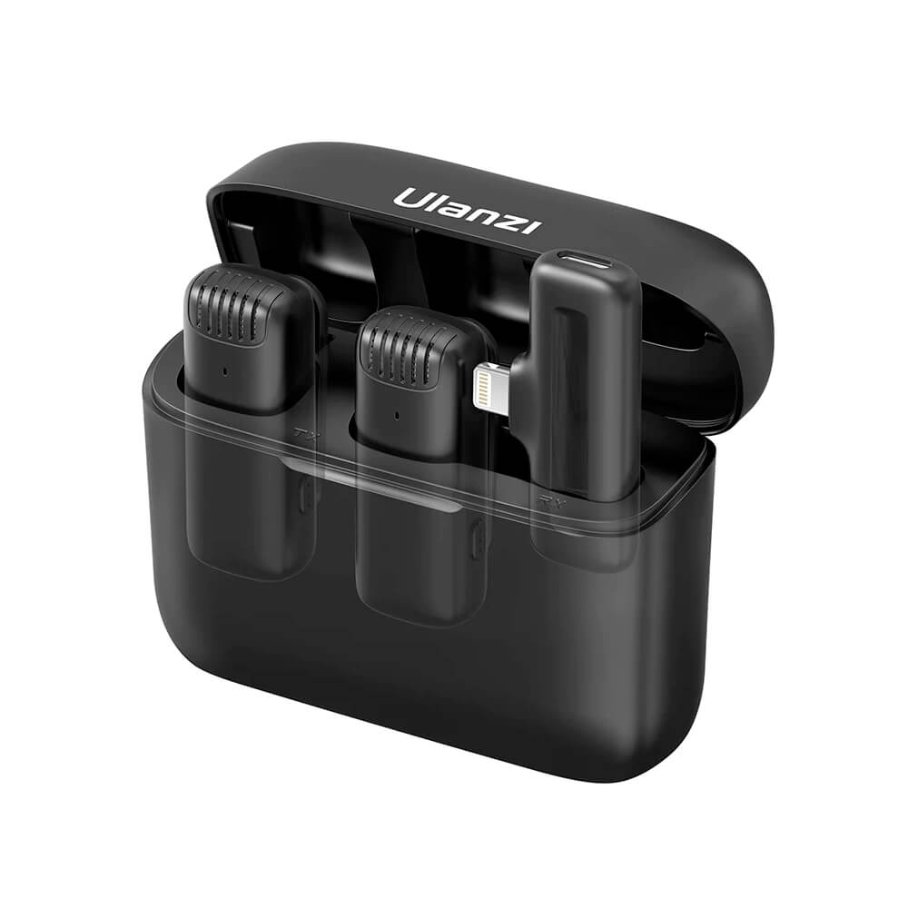 ULANZI J12 Series - Mic thu âm không dây dành cho Điện thoại iOS cổng Lightning hoặc Android cổng Type-C